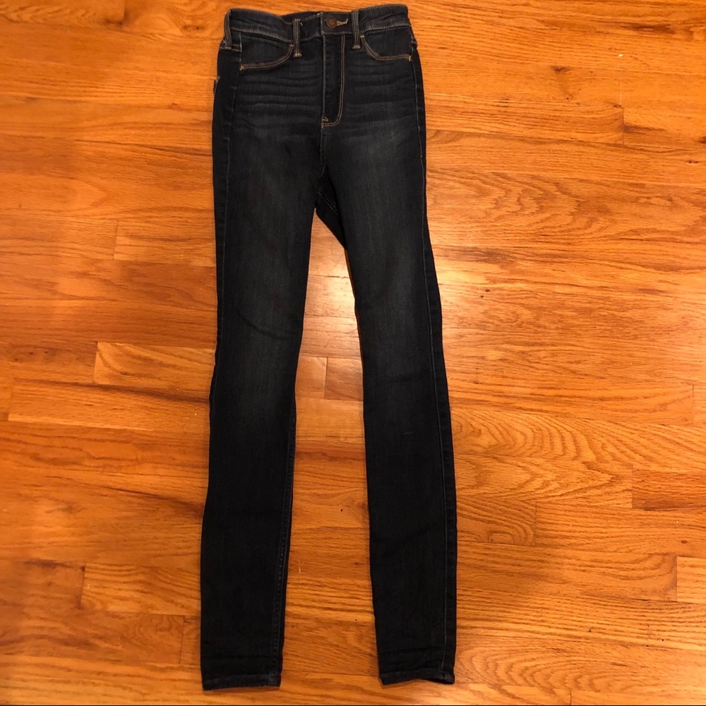 High Waisted Denim Skinny Jeans